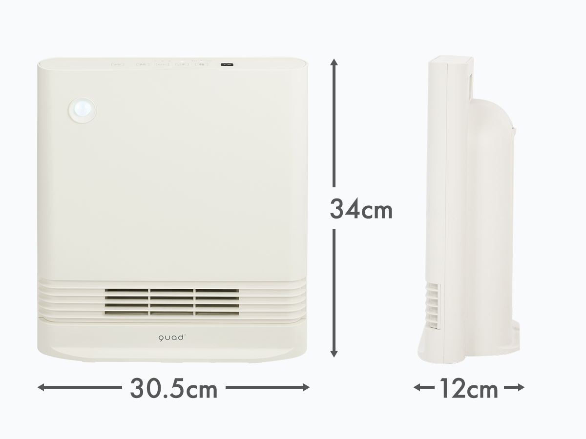 SLIM ENA HEAT S 省エネ大風量スリムセラミックヒーター クアッズ 省エネ大風量スリムセラミックヒーター スリムエナ